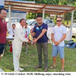 U-19 Girls Cricket SGH, Shillong enjoy smashing wins