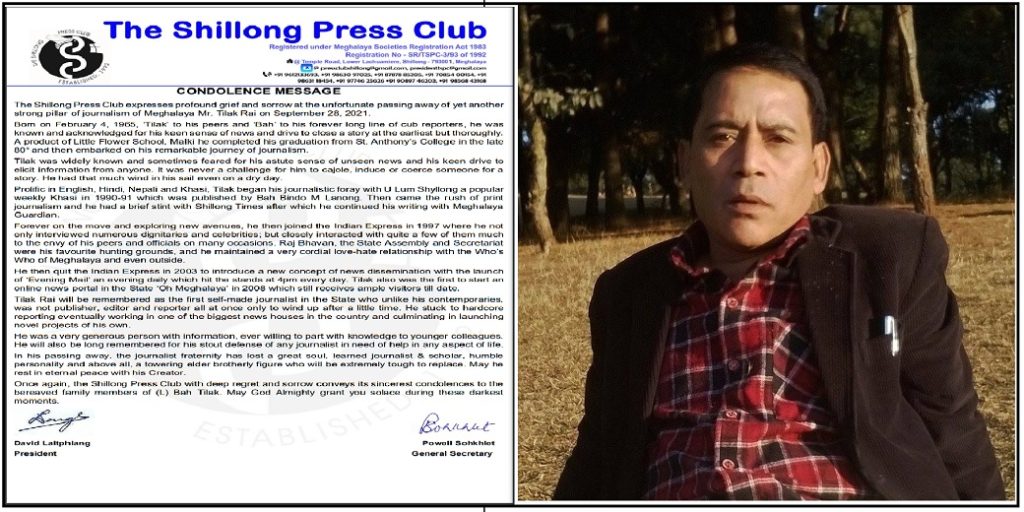 Senior journalist Tilak Rai passes away after prolonged illness