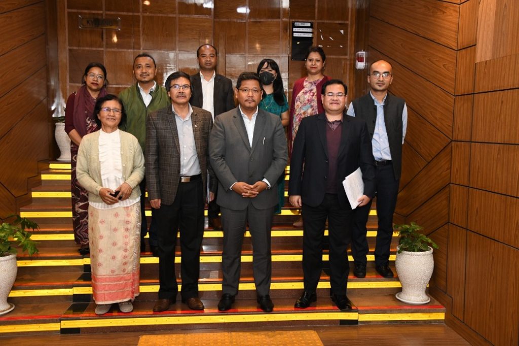 Chief Minister holds meetings with Khasi and Garo Literature Societies