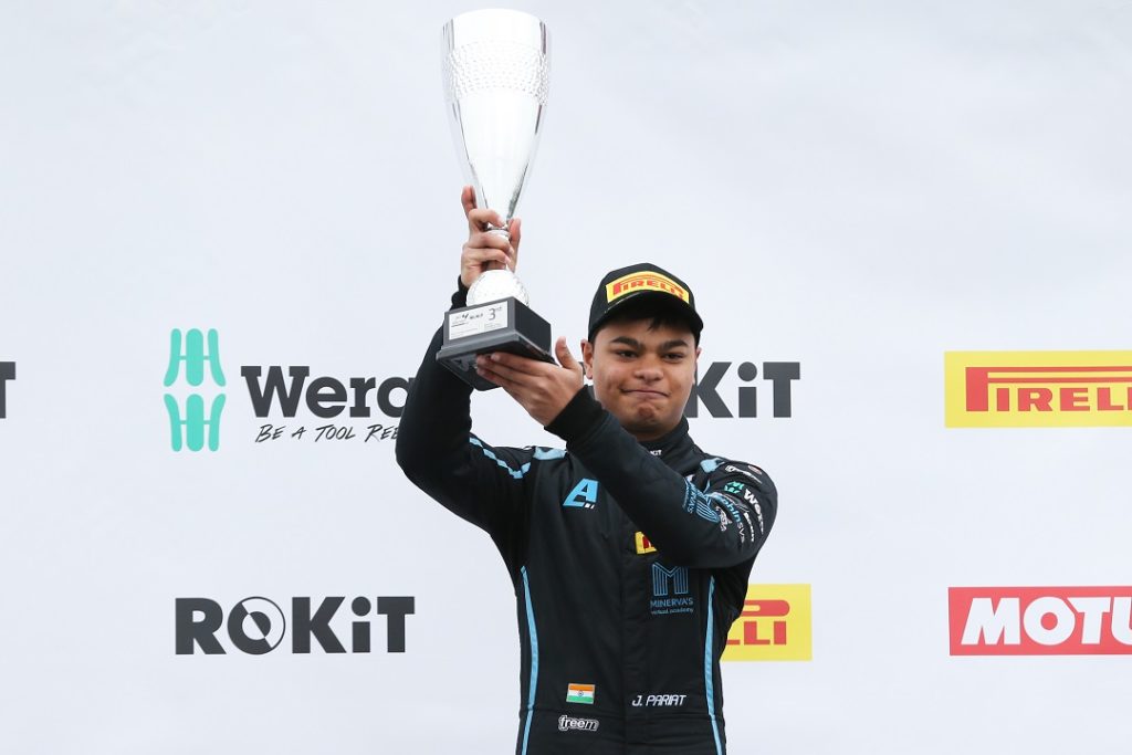 Historic result for Jaden; only Indian in six years to get a British F4 podium